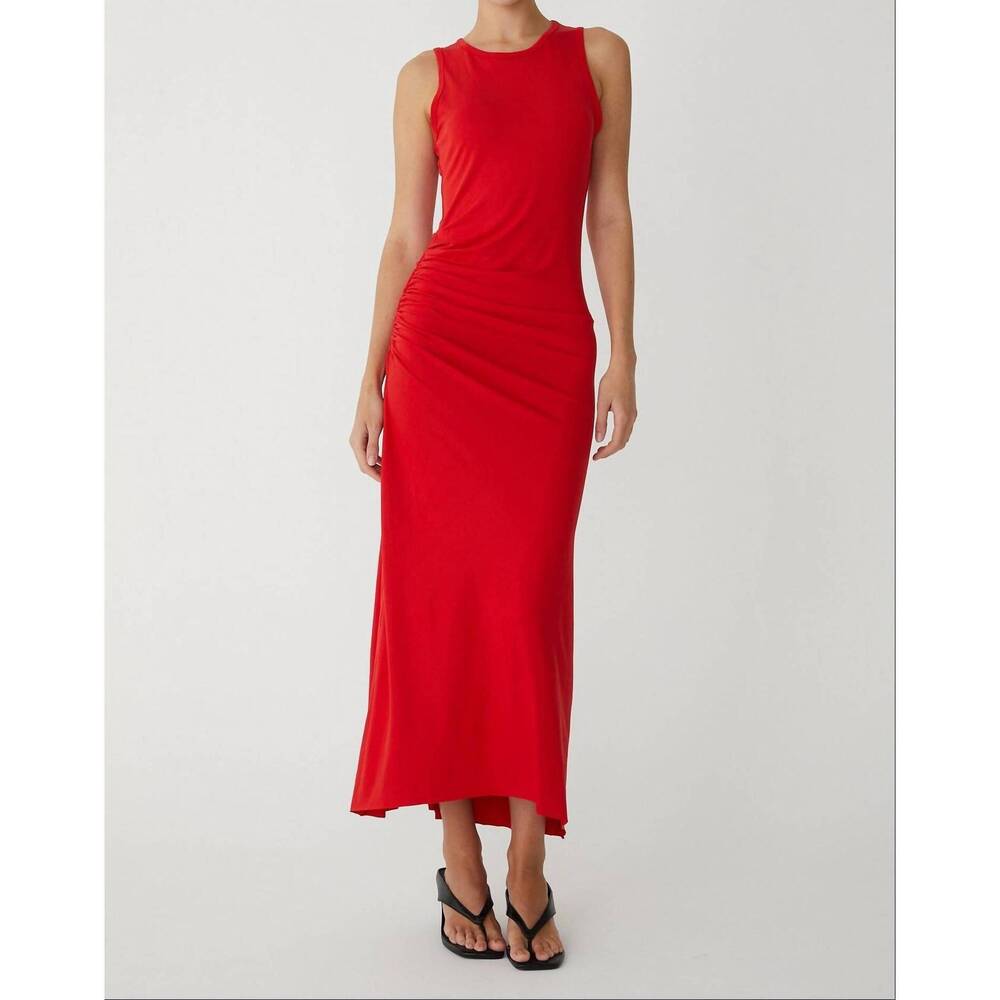 NEW JS71 baria dress in red